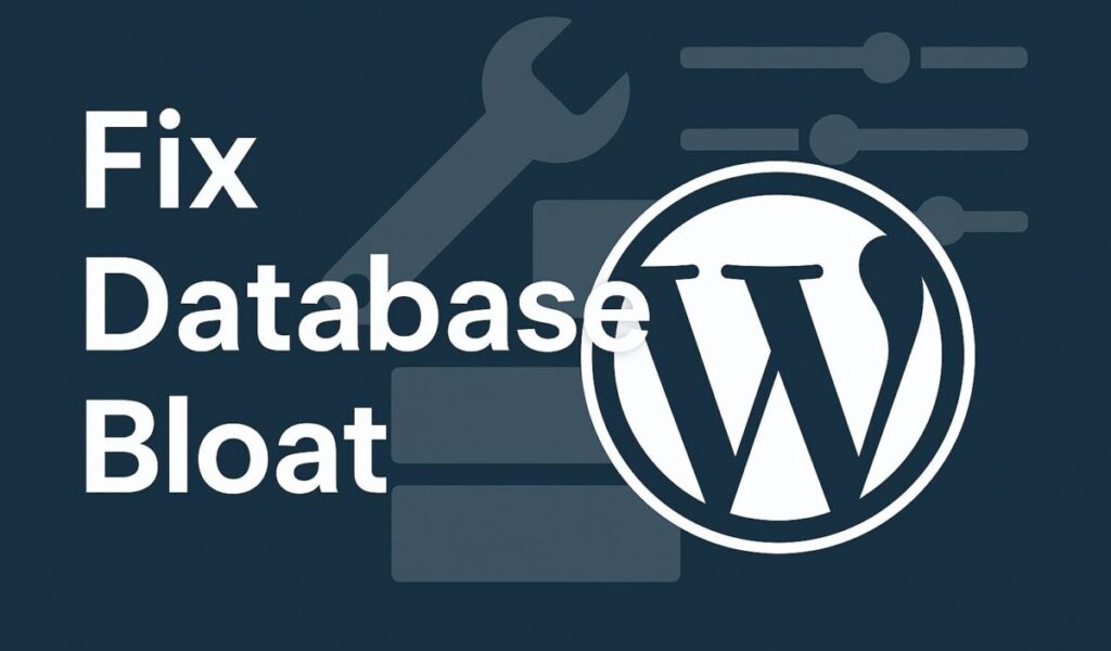 Corrigez le gonflement de la base de données WordPress pour des performances de site plus rapides