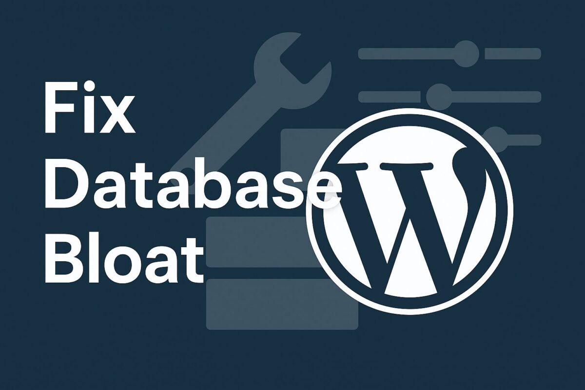 Daha hızlı site performansı için WordPress veritabanı şişkinliğini düzeltin