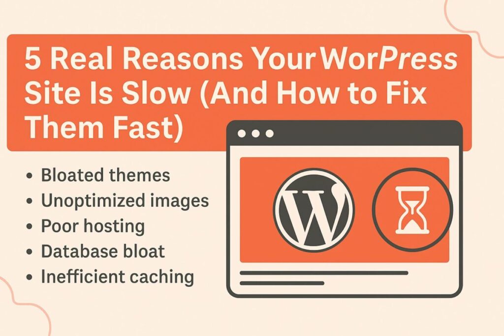 5 vraies raisons pour lesquelles votre site WordPress est lent