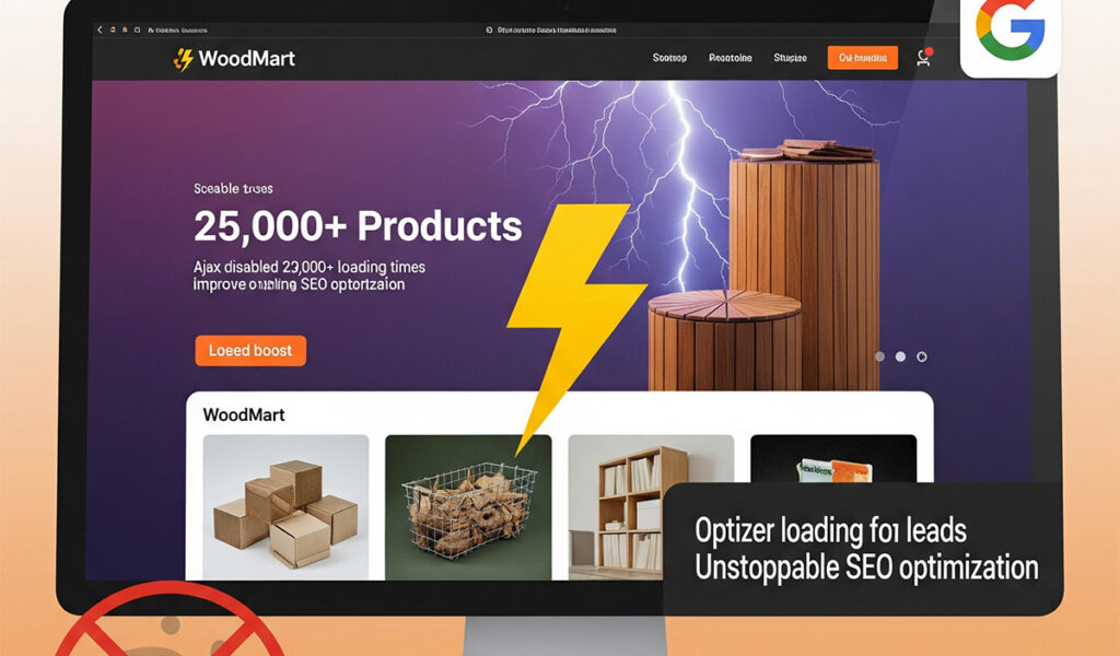 La désactivation d'AJAX dans le thème WoodMart améliore la vitesse de WooCommerce et le référencement pour les grands magasins