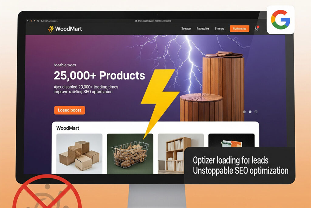 La désactivation d'AJAX dans le thème WoodMart améliore la vitesse de WooCommerce et le référencement pour les grands magasins